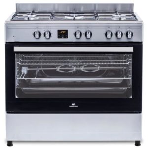 Cuisinière piano four multifonctions catalyse - CONTINENTAL EDISON - CECP9060IXDD - 95 L - Affichage digital - L90 x H 85 cm - Inox