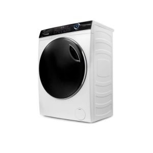 Lave-linge hublot HAIER HW150-BP14986EFR - 15 kg - Induction - L70cm - 1400trs/min - Classe A - Blanc et noir