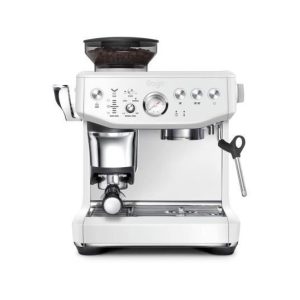 Machine à café - SAGE - Barista Express Impress - 15 bars - 1850 Watts - Blanc